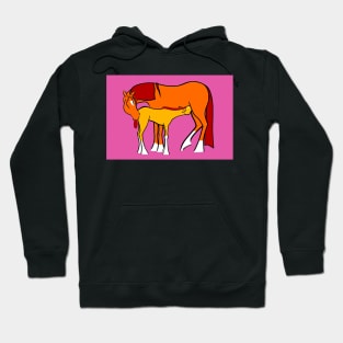 Mare and Foal 1 Hoodie